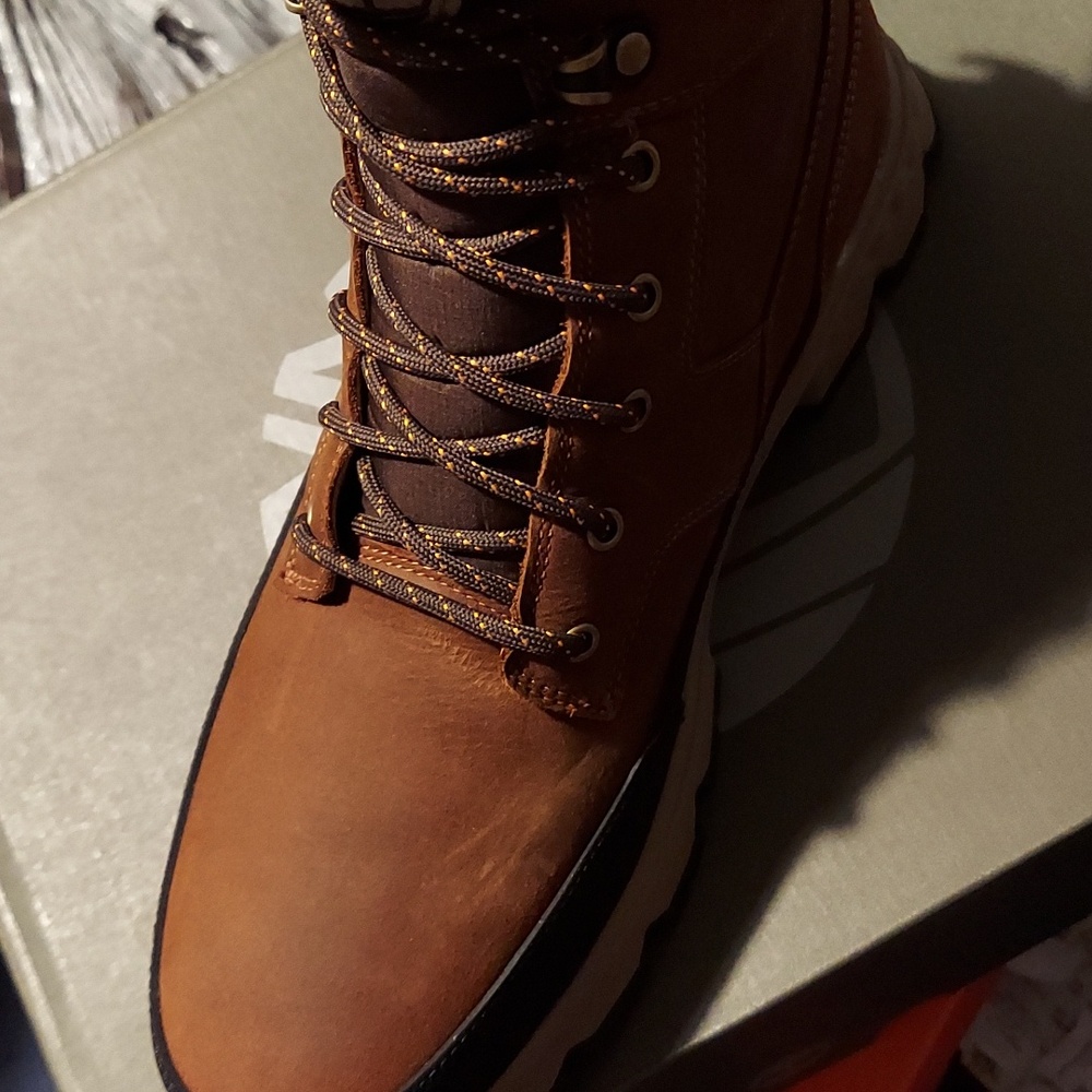 Timberland | Men's TBL Originals Ultra Waterproof Boots, Brown, Size 8.5 - Picture 8 of 9